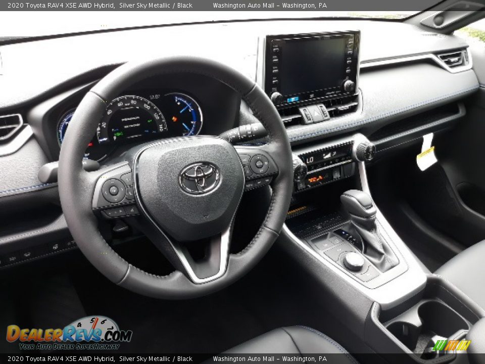 2020 Toyota RAV4 XSE AWD Hybrid Silver Sky Metallic / Black Photo #3