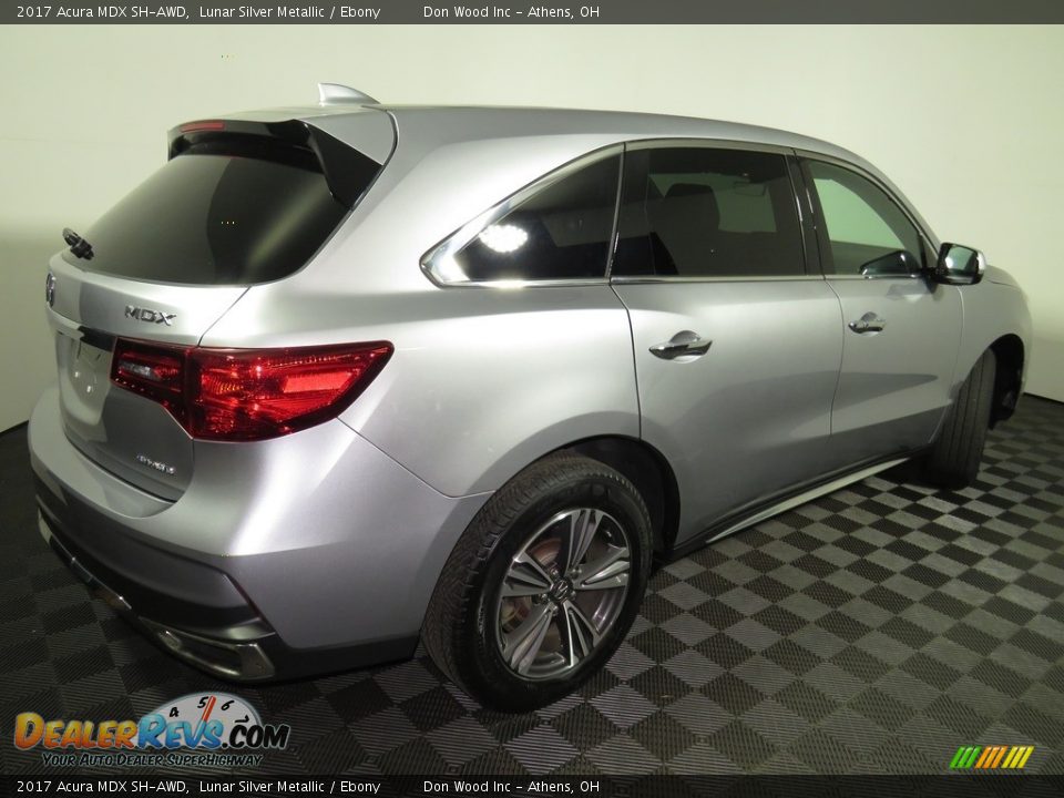 2017 Acura MDX SH-AWD Lunar Silver Metallic / Ebony Photo #16