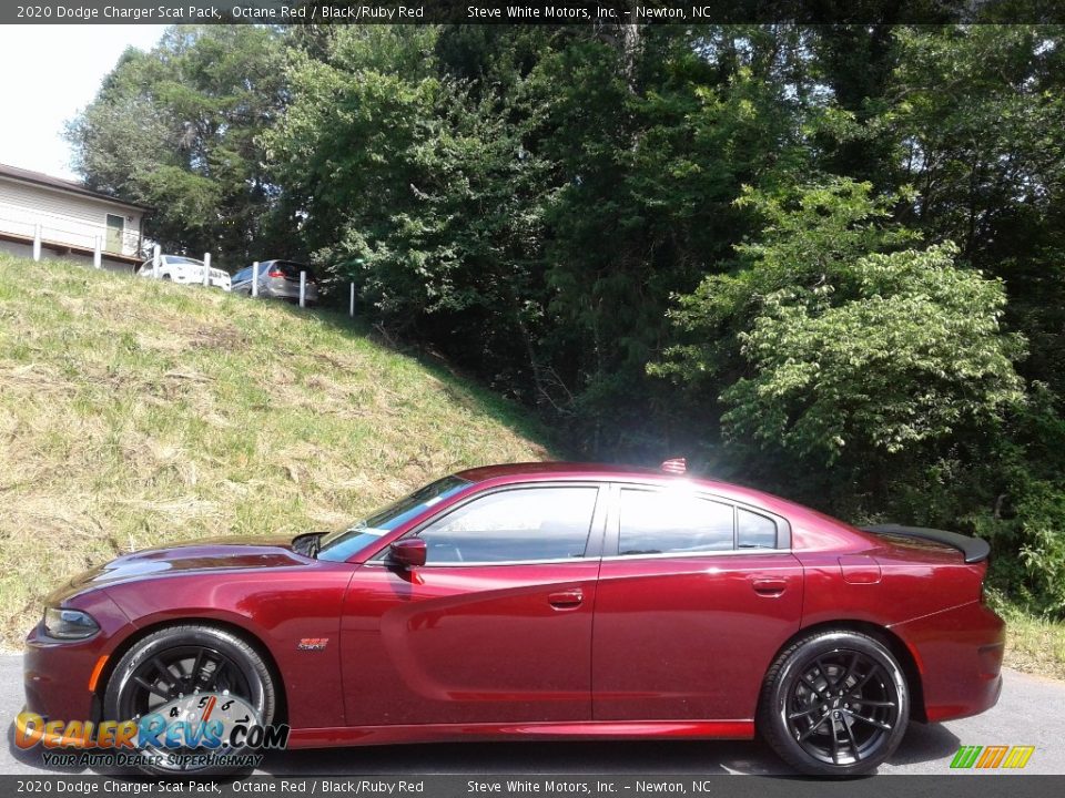 2020 Dodge Charger Scat Pack Octane Red / Black/Ruby Red Photo #1