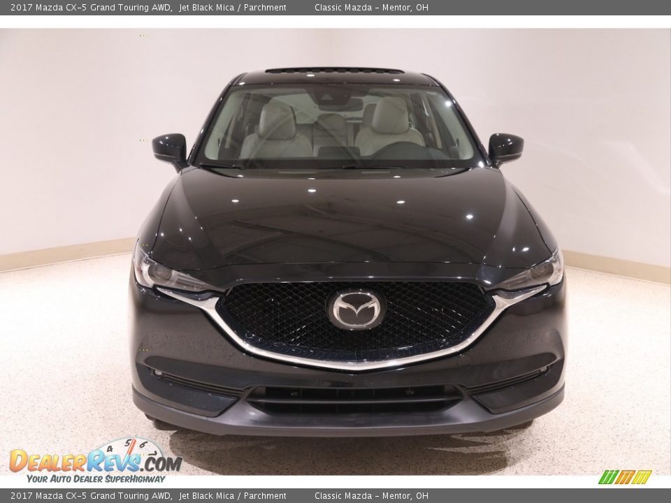 2017 Mazda CX-5 Grand Touring AWD Jet Black Mica / Parchment Photo #2