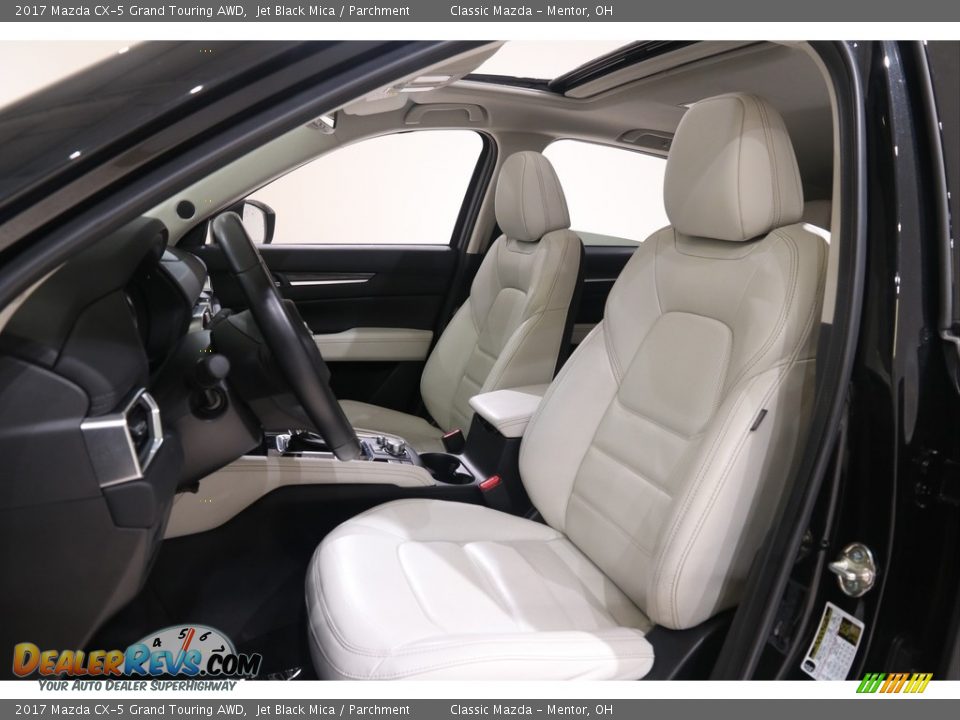 2017 Mazda CX-5 Grand Touring AWD Jet Black Mica / Parchment Photo #5