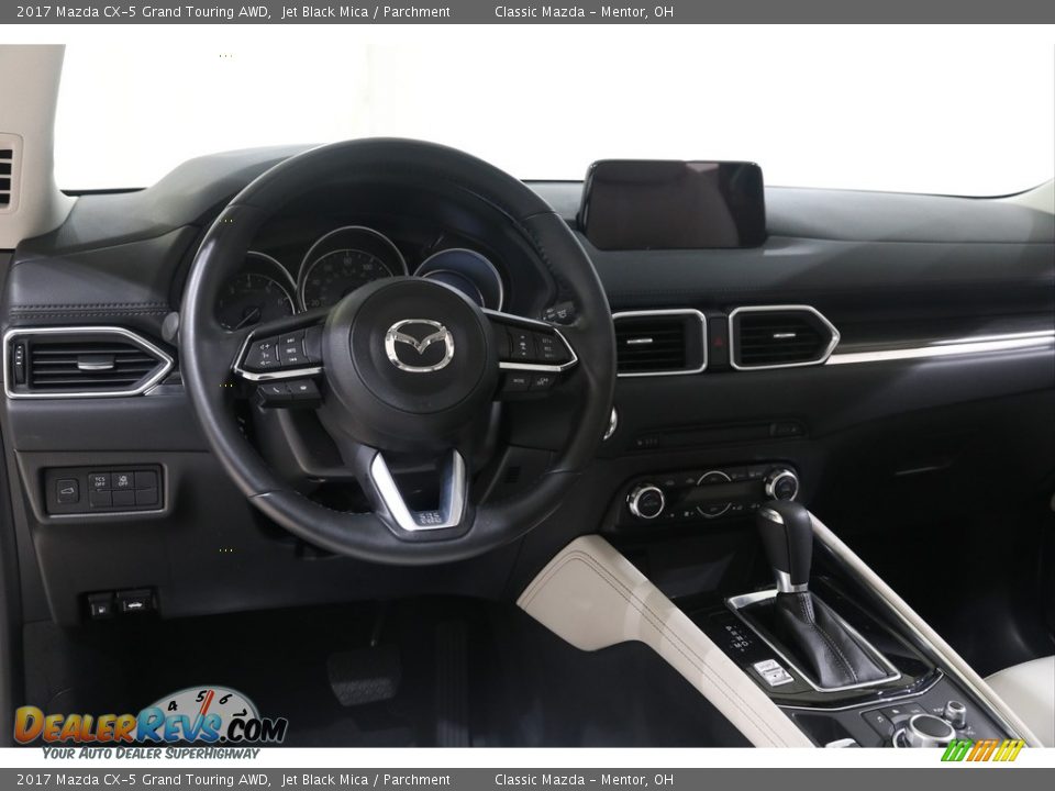 2017 Mazda CX-5 Grand Touring AWD Jet Black Mica / Parchment Photo #6