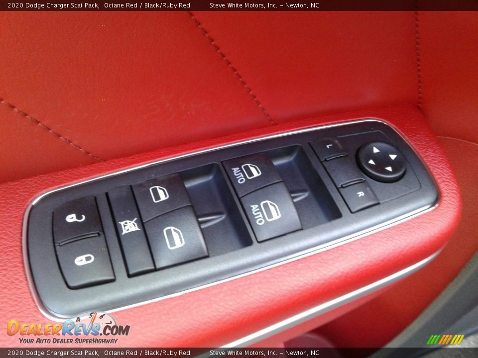 2020 Dodge Charger Scat Pack Octane Red / Black/Ruby Red Photo #11