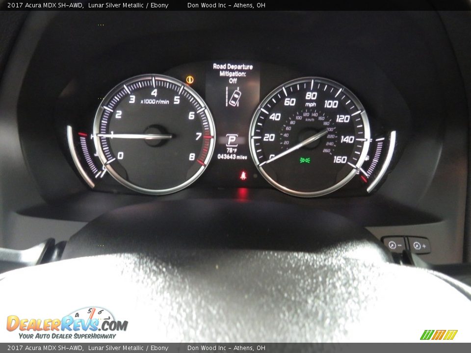 2017 Acura MDX SH-AWD Gauges Photo #30