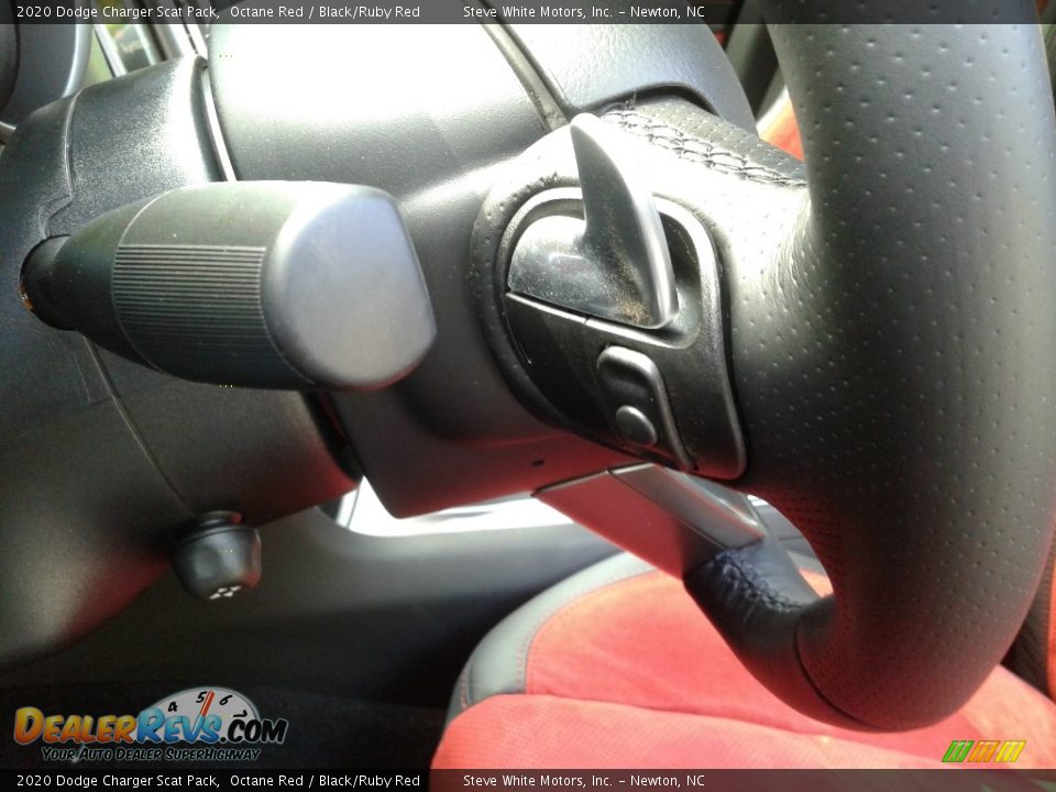 2020 Dodge Charger Scat Pack Octane Red / Black/Ruby Red Photo #12