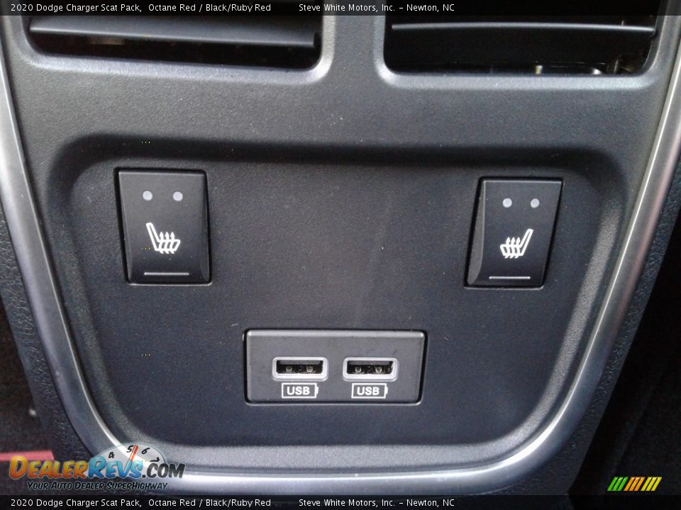 2020 Dodge Charger Scat Pack Octane Red / Black/Ruby Red Photo #14