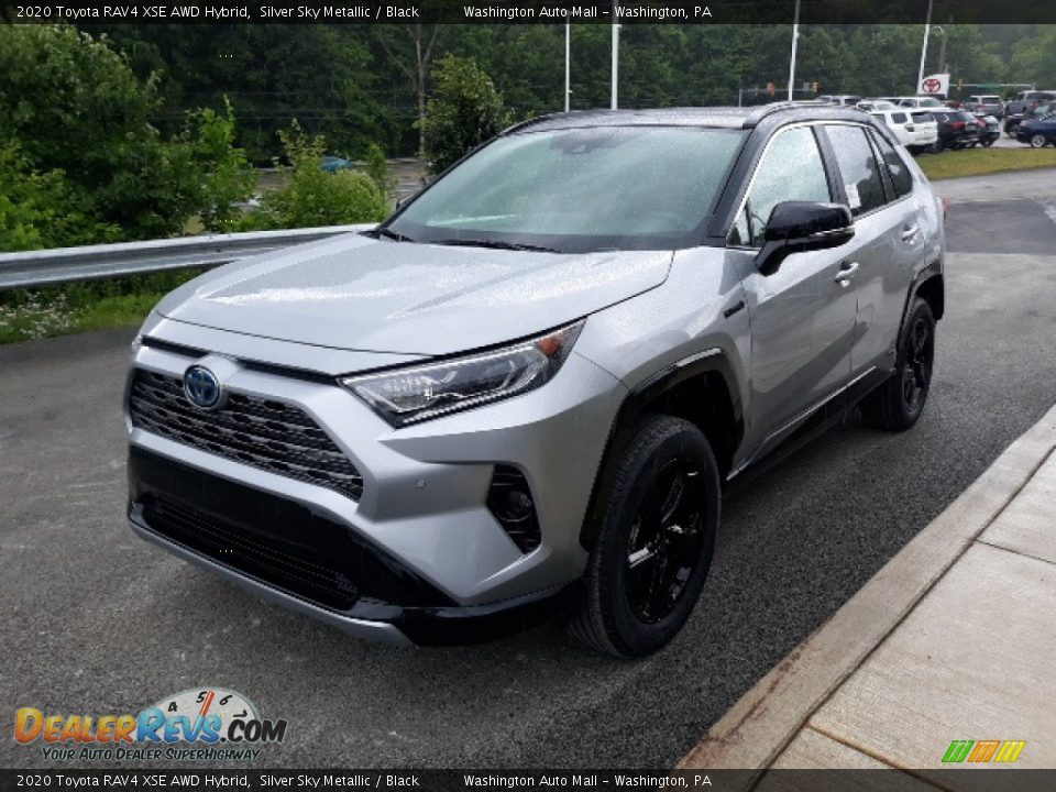 2020 Toyota RAV4 XSE AWD Hybrid Silver Sky Metallic / Black Photo #26