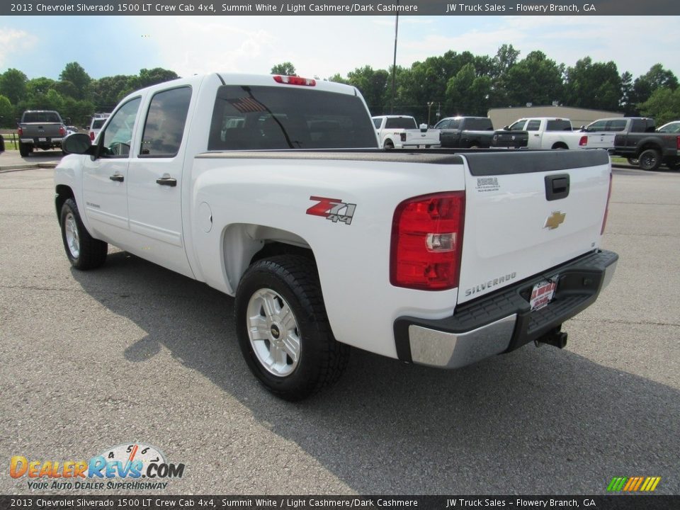 2013 Chevrolet Silverado 1500 LT Crew Cab 4x4 Summit White / Light Cashmere/Dark Cashmere Photo #3