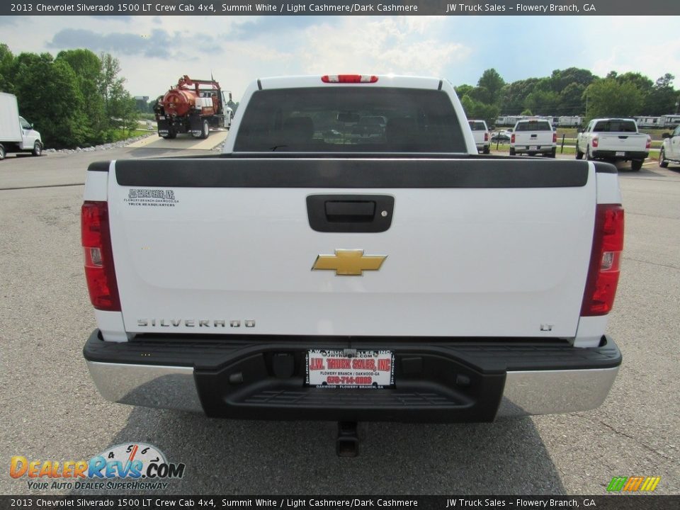 2013 Chevrolet Silverado 1500 LT Crew Cab 4x4 Summit White / Light Cashmere/Dark Cashmere Photo #4