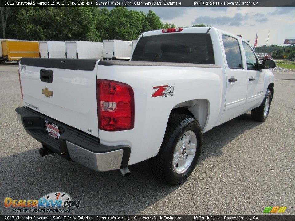 2013 Chevrolet Silverado 1500 LT Crew Cab 4x4 Summit White / Light Cashmere/Dark Cashmere Photo #5