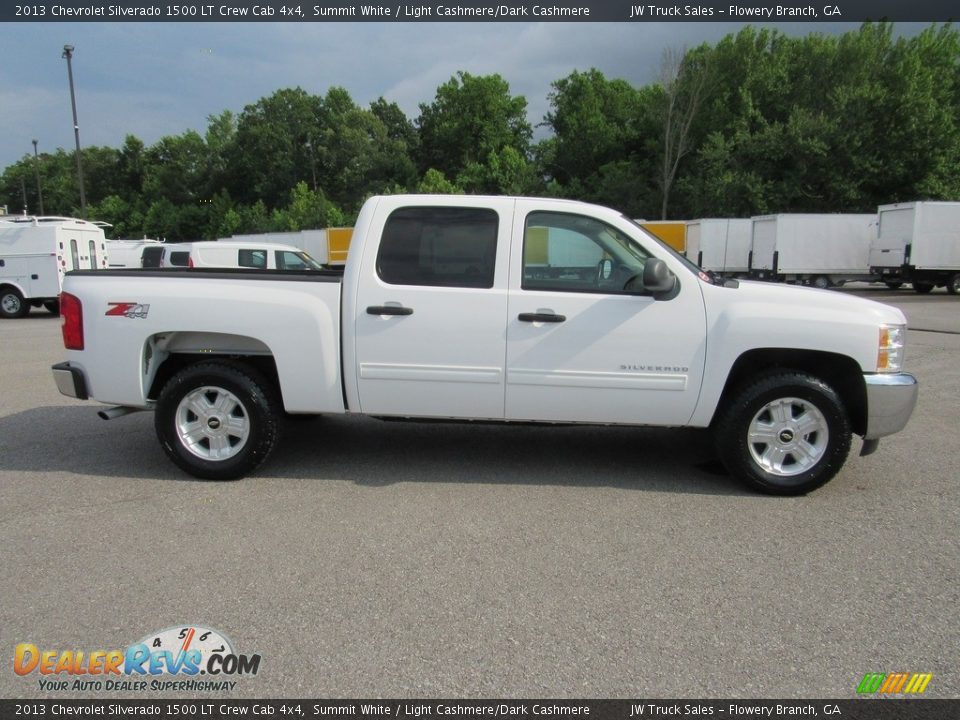 2013 Chevrolet Silverado 1500 LT Crew Cab 4x4 Summit White / Light Cashmere/Dark Cashmere Photo #6