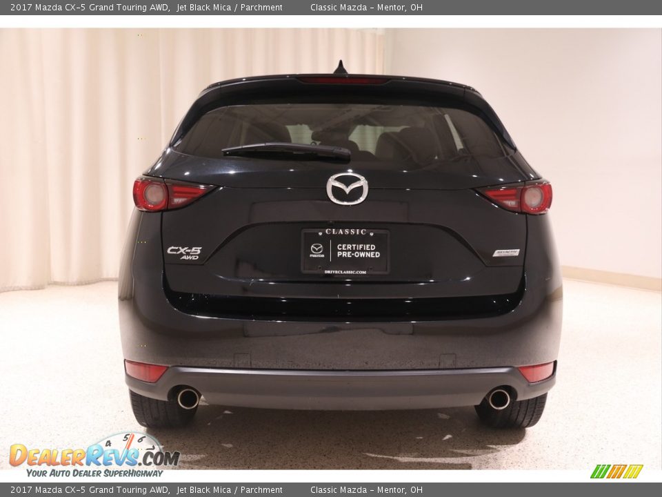 2017 Mazda CX-5 Grand Touring AWD Jet Black Mica / Parchment Photo #17