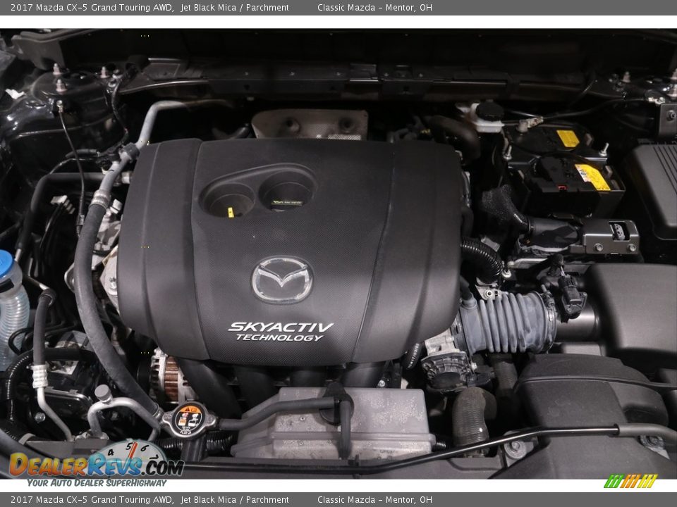 2017 Mazda CX-5 Grand Touring AWD Jet Black Mica / Parchment Photo #18
