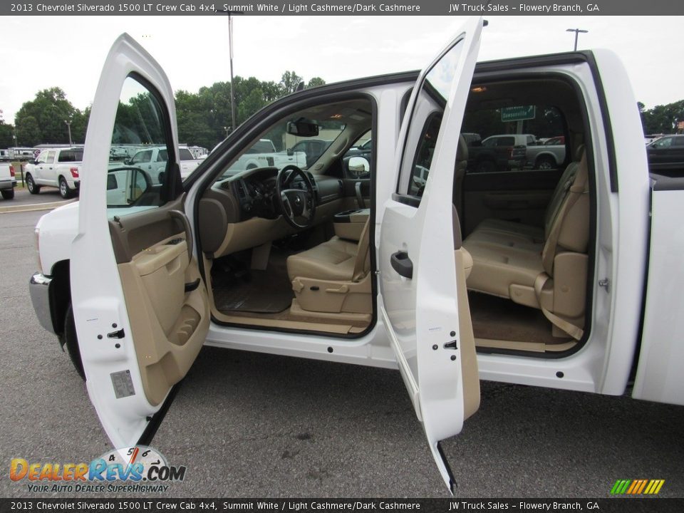 2013 Chevrolet Silverado 1500 LT Crew Cab 4x4 Summit White / Light Cashmere/Dark Cashmere Photo #9
