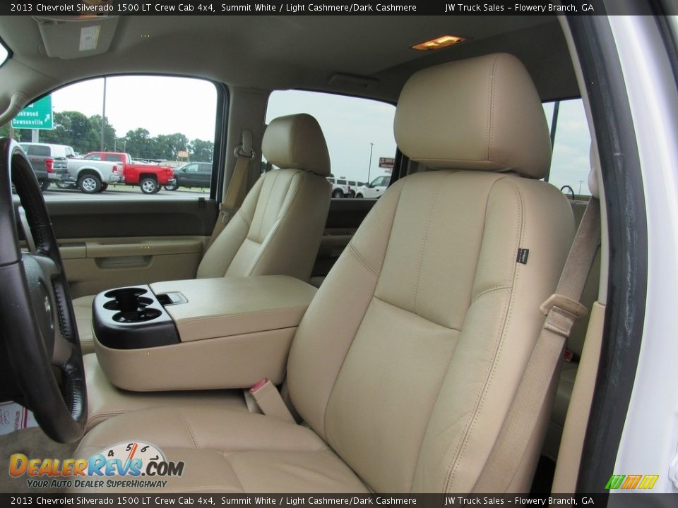 2013 Chevrolet Silverado 1500 LT Crew Cab 4x4 Summit White / Light Cashmere/Dark Cashmere Photo #14