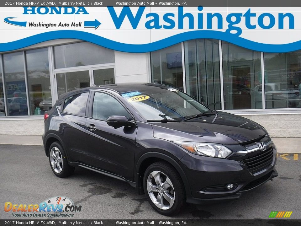 2017 Honda HR-V EX AWD Mulberry Metallic / Black Photo #1