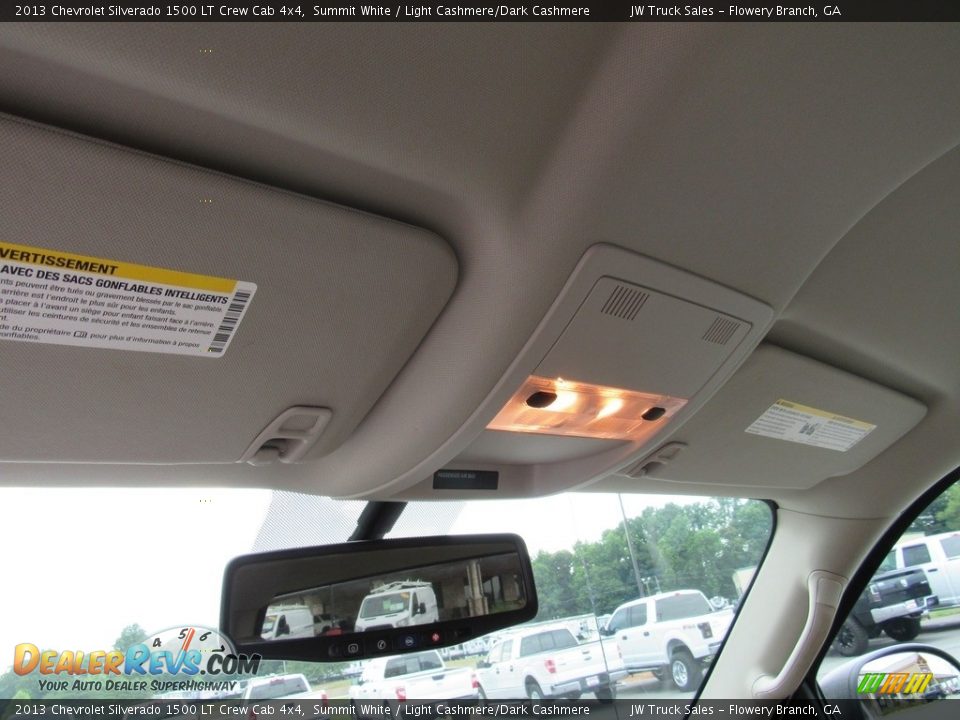 2013 Chevrolet Silverado 1500 LT Crew Cab 4x4 Summit White / Light Cashmere/Dark Cashmere Photo #20