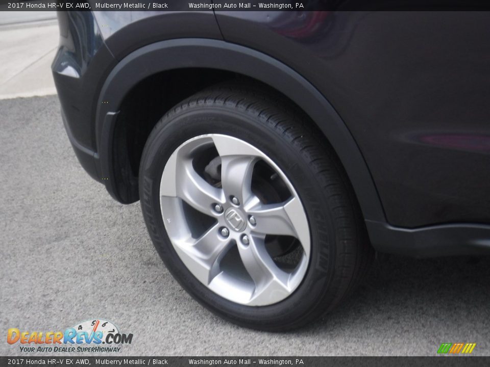 2017 Honda HR-V EX AWD Mulberry Metallic / Black Photo #4