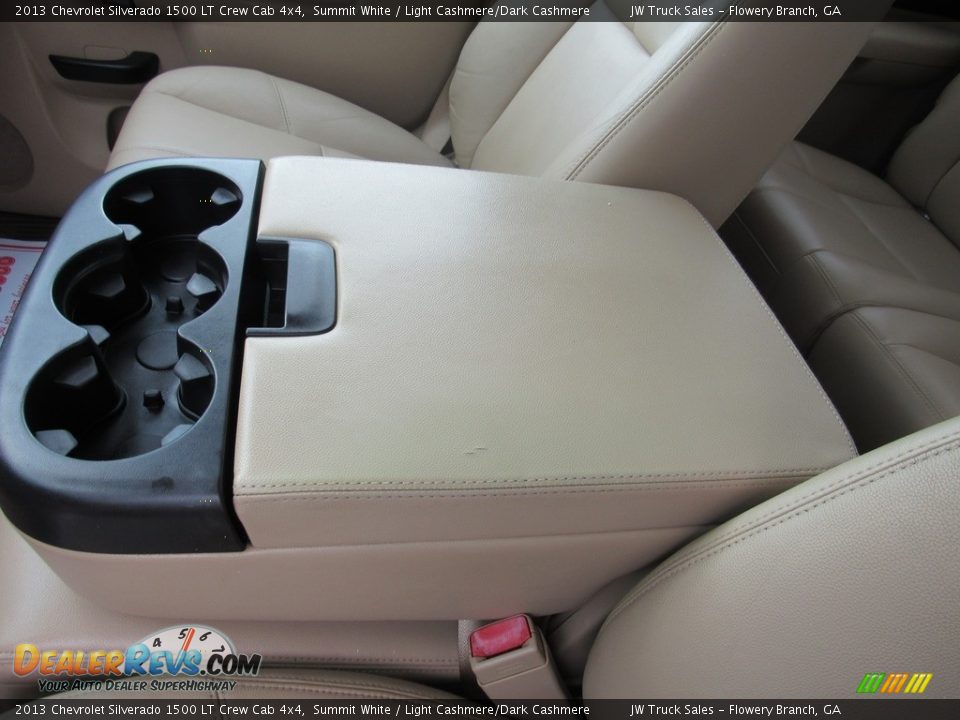 2013 Chevrolet Silverado 1500 LT Crew Cab 4x4 Summit White / Light Cashmere/Dark Cashmere Photo #22