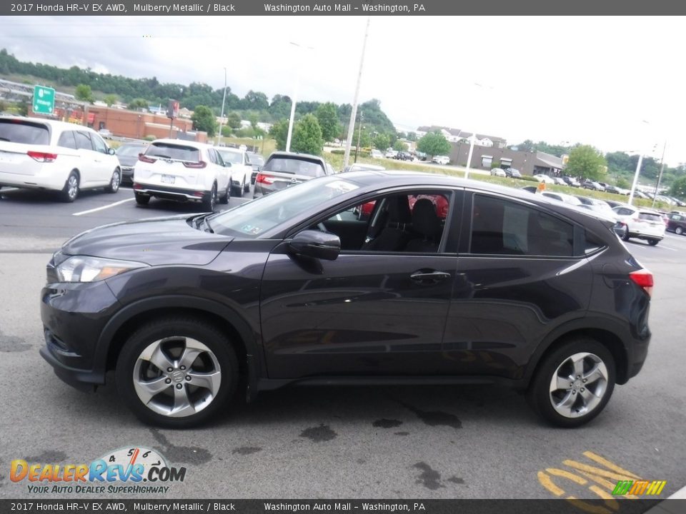 2017 Honda HR-V EX AWD Mulberry Metallic / Black Photo #7