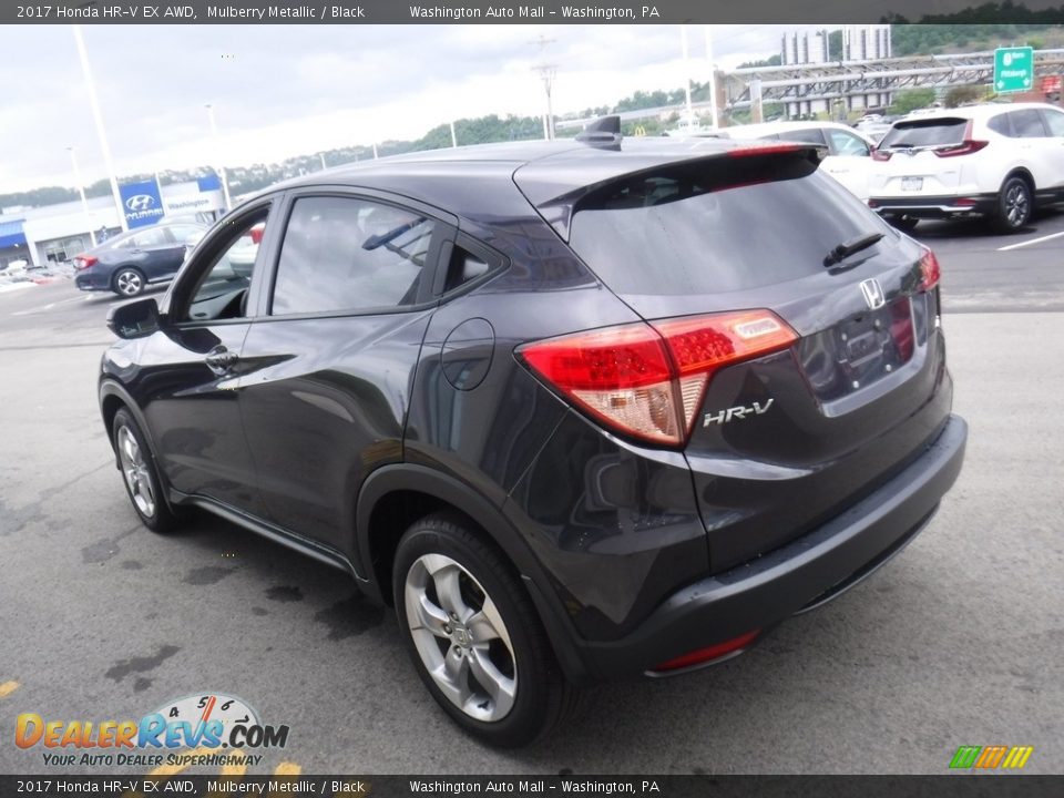 2017 Honda HR-V EX AWD Mulberry Metallic / Black Photo #8