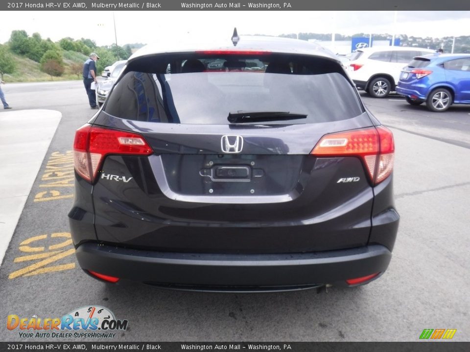 2017 Honda HR-V EX AWD Mulberry Metallic / Black Photo #9
