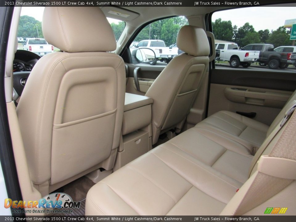 2013 Chevrolet Silverado 1500 LT Crew Cab 4x4 Summit White / Light Cashmere/Dark Cashmere Photo #27