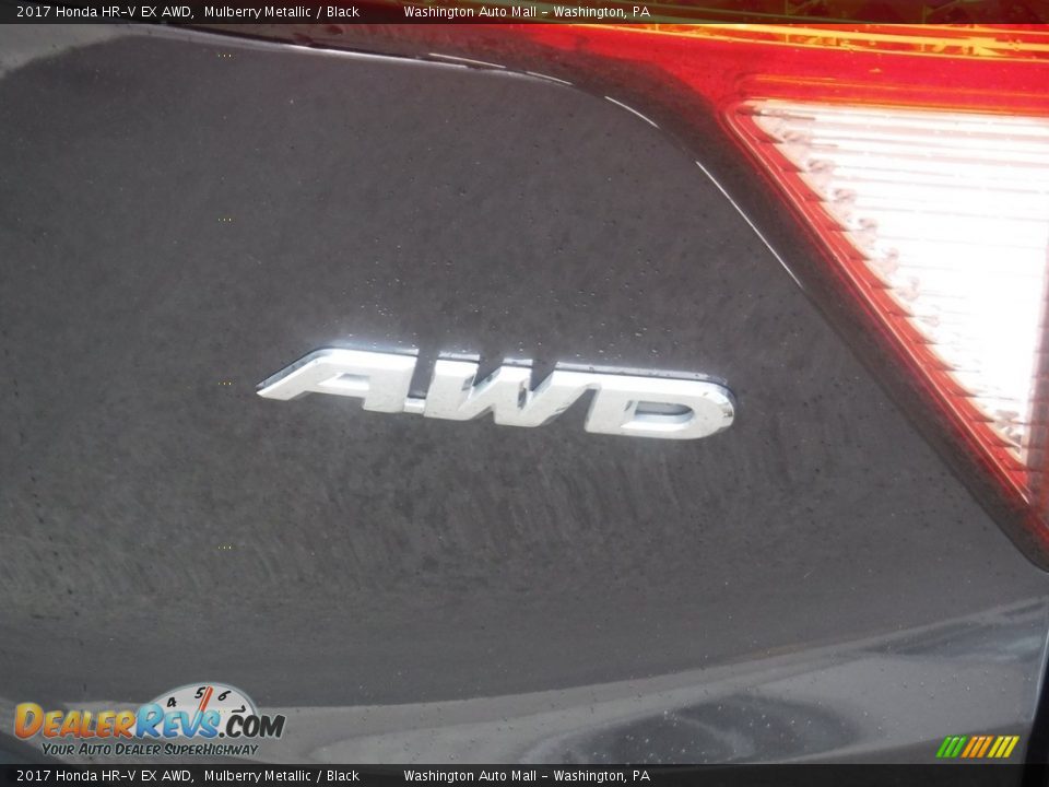 2017 Honda HR-V EX AWD Mulberry Metallic / Black Photo #11