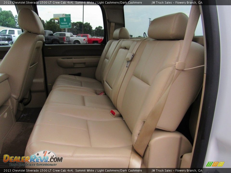2013 Chevrolet Silverado 1500 LT Crew Cab 4x4 Summit White / Light Cashmere/Dark Cashmere Photo #28