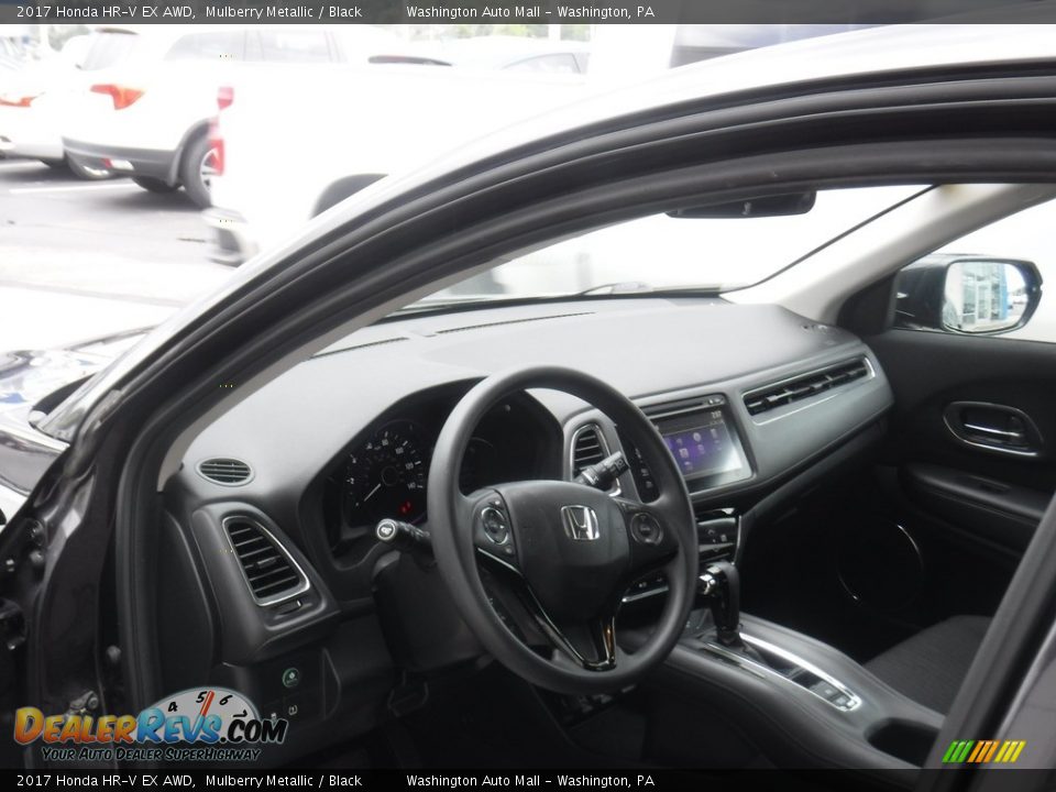 2017 Honda HR-V EX AWD Mulberry Metallic / Black Photo #12
