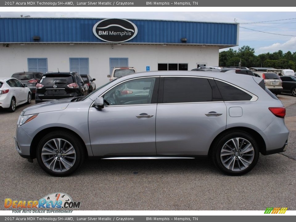 2017 Acura MDX Technology SH-AWD Lunar Silver Metallic / Graystone Photo #2