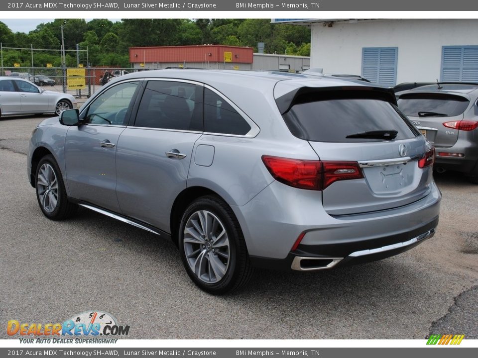 2017 Acura MDX Technology SH-AWD Lunar Silver Metallic / Graystone Photo #3
