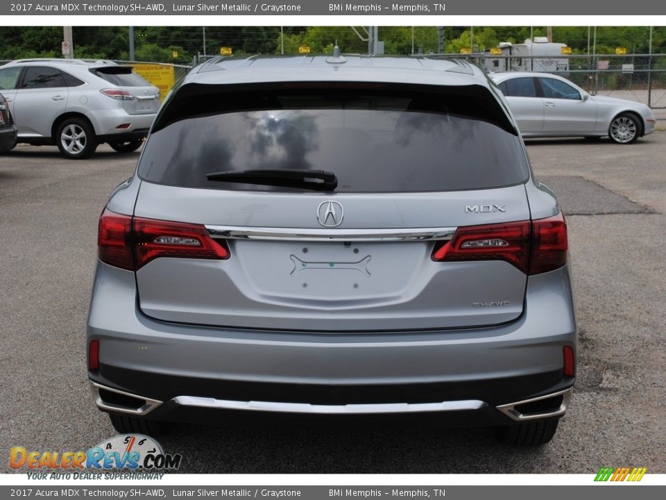 2017 Acura MDX Technology SH-AWD Lunar Silver Metallic / Graystone Photo #4