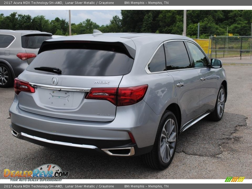 2017 Acura MDX Technology SH-AWD Lunar Silver Metallic / Graystone Photo #5