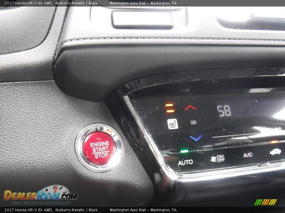 2017 Honda HR-V EX AWD Mulberry Metallic / Black Photo #18