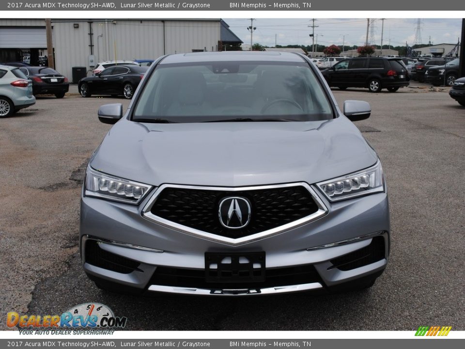2017 Acura MDX Technology SH-AWD Lunar Silver Metallic / Graystone Photo #8