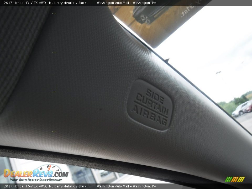 2017 Honda HR-V EX AWD Mulberry Metallic / Black Photo #22