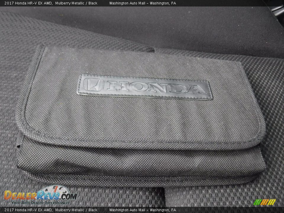 2017 Honda HR-V EX AWD Mulberry Metallic / Black Photo #23