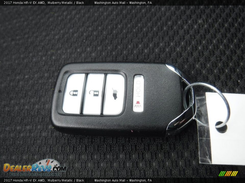 2017 Honda HR-V EX AWD Mulberry Metallic / Black Photo #26