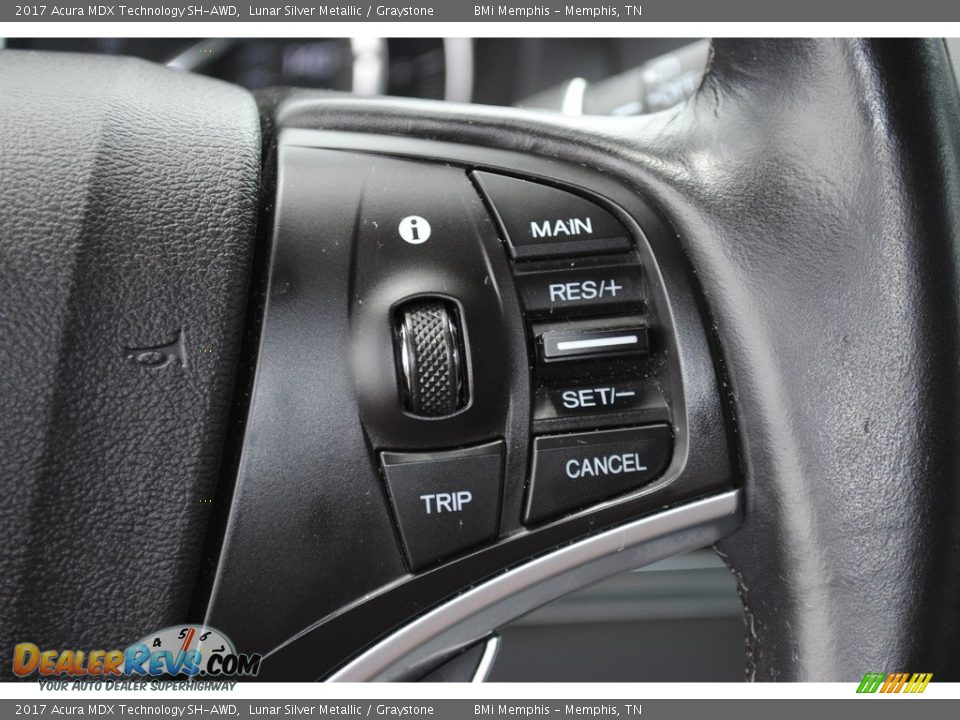 2017 Acura MDX Technology SH-AWD Lunar Silver Metallic / Graystone Photo #15