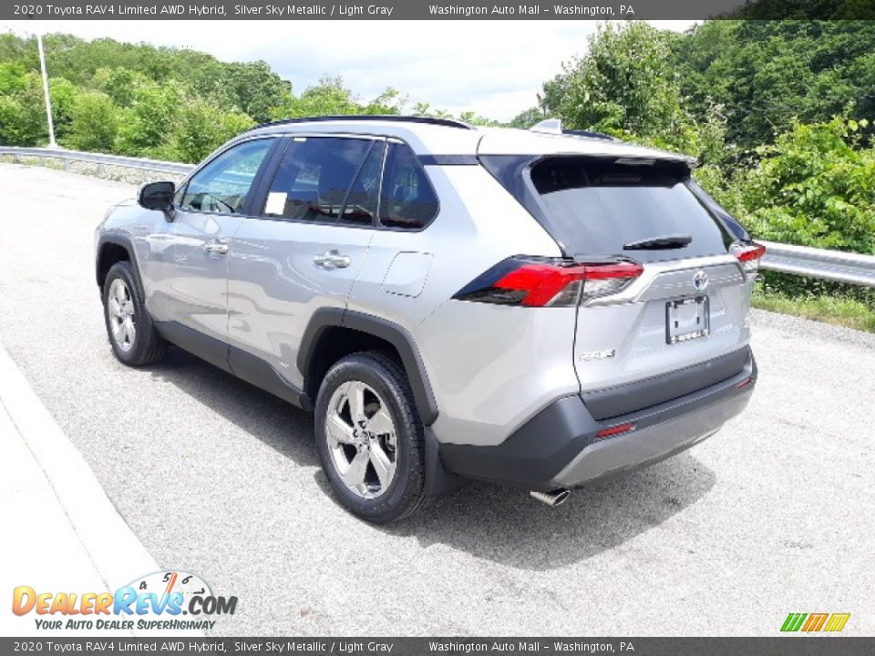 2020 Toyota RAV4 Limited AWD Hybrid Silver Sky Metallic / Light Gray Photo #2