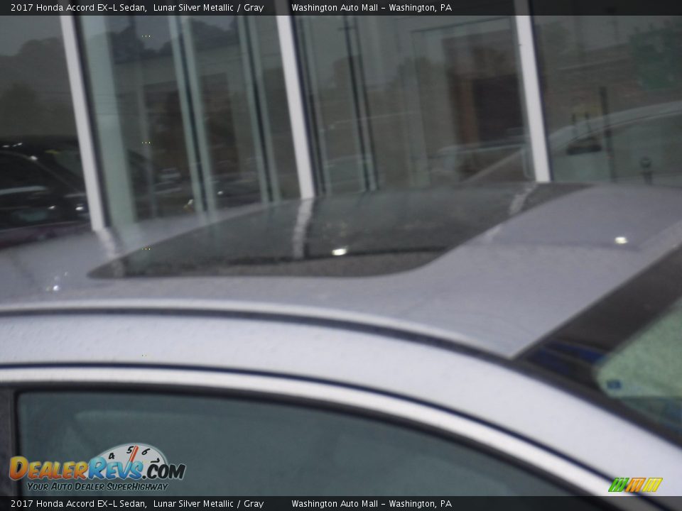 2017 Honda Accord EX-L Sedan Lunar Silver Metallic / Gray Photo #3