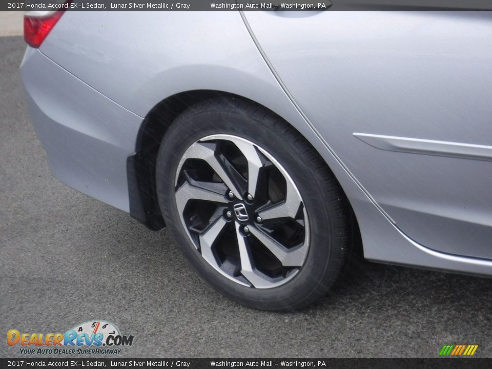 2017 Honda Accord EX-L Sedan Lunar Silver Metallic / Gray Photo #4