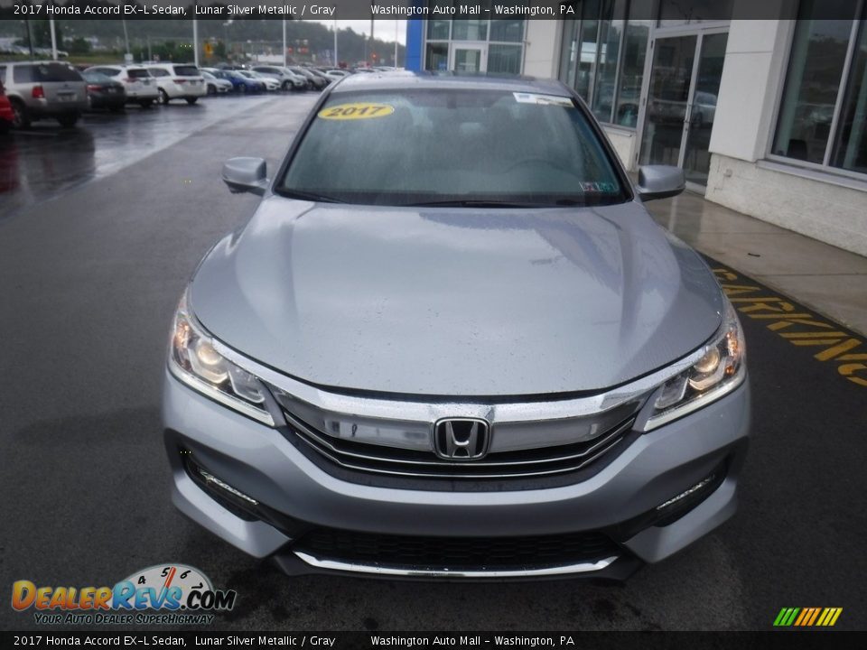 2017 Honda Accord EX-L Sedan Lunar Silver Metallic / Gray Photo #5