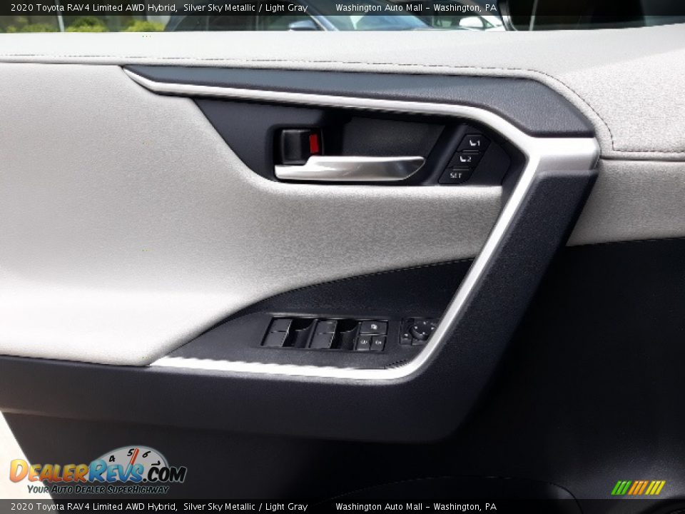 2020 Toyota RAV4 Limited AWD Hybrid Silver Sky Metallic / Light Gray Photo #8