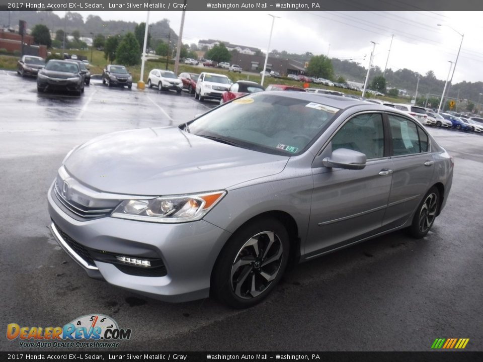 2017 Honda Accord EX-L Sedan Lunar Silver Metallic / Gray Photo #6