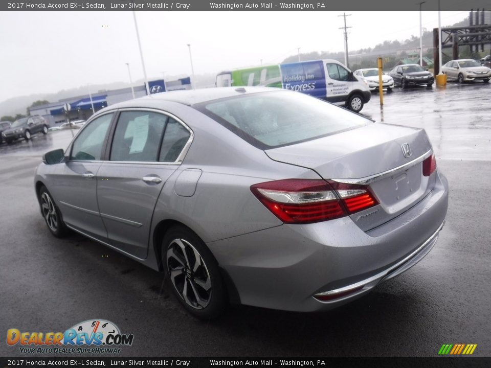 2017 Honda Accord EX-L Sedan Lunar Silver Metallic / Gray Photo #8