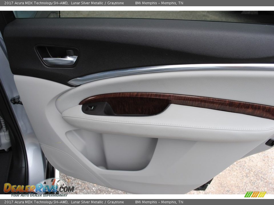 2017 Acura MDX Technology SH-AWD Lunar Silver Metallic / Graystone Photo #29