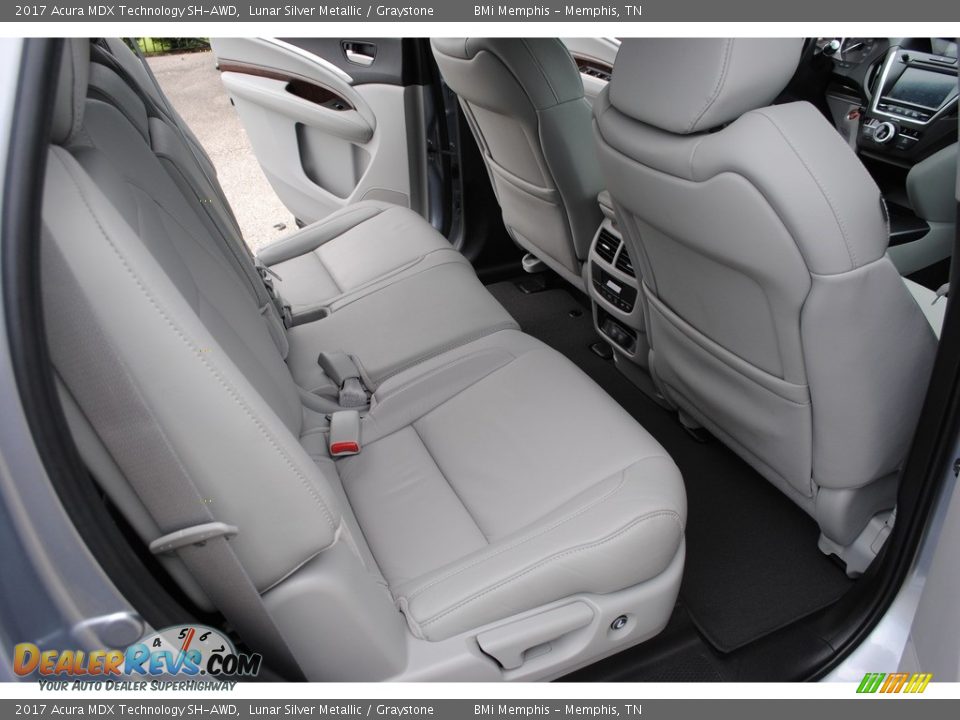 2017 Acura MDX Technology SH-AWD Lunar Silver Metallic / Graystone Photo #30
