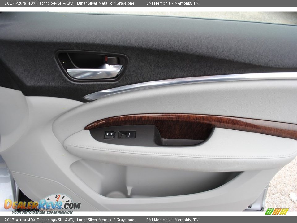 2017 Acura MDX Technology SH-AWD Lunar Silver Metallic / Graystone Photo #31